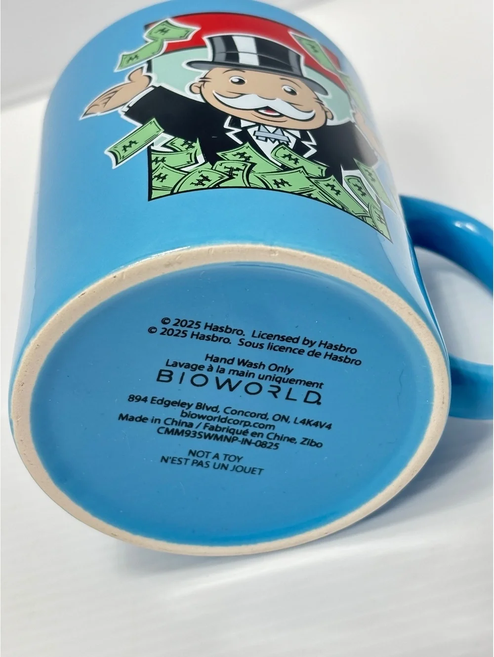 Monopoly Themed Ceramic Coffee Mug with 'Own it All!' Design - Licensed by